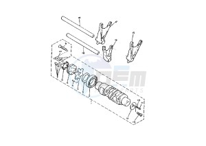 V-MAX 1200 drawing SHIFT CAM-FORK