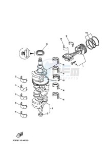 F150AETL drawing CRANKSHAFT--PISTON