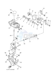 YFM450FWAD YFM45GPHG GRIZZLY 450 EPS HUNTER (2LCD) drawing SHIFT SHAFT