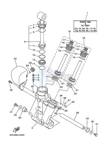 F150AETL drawing TILT-SYSTEM-1