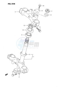 RM80 (E24) drawing STEERING STEM (MODEL L M N P R S)