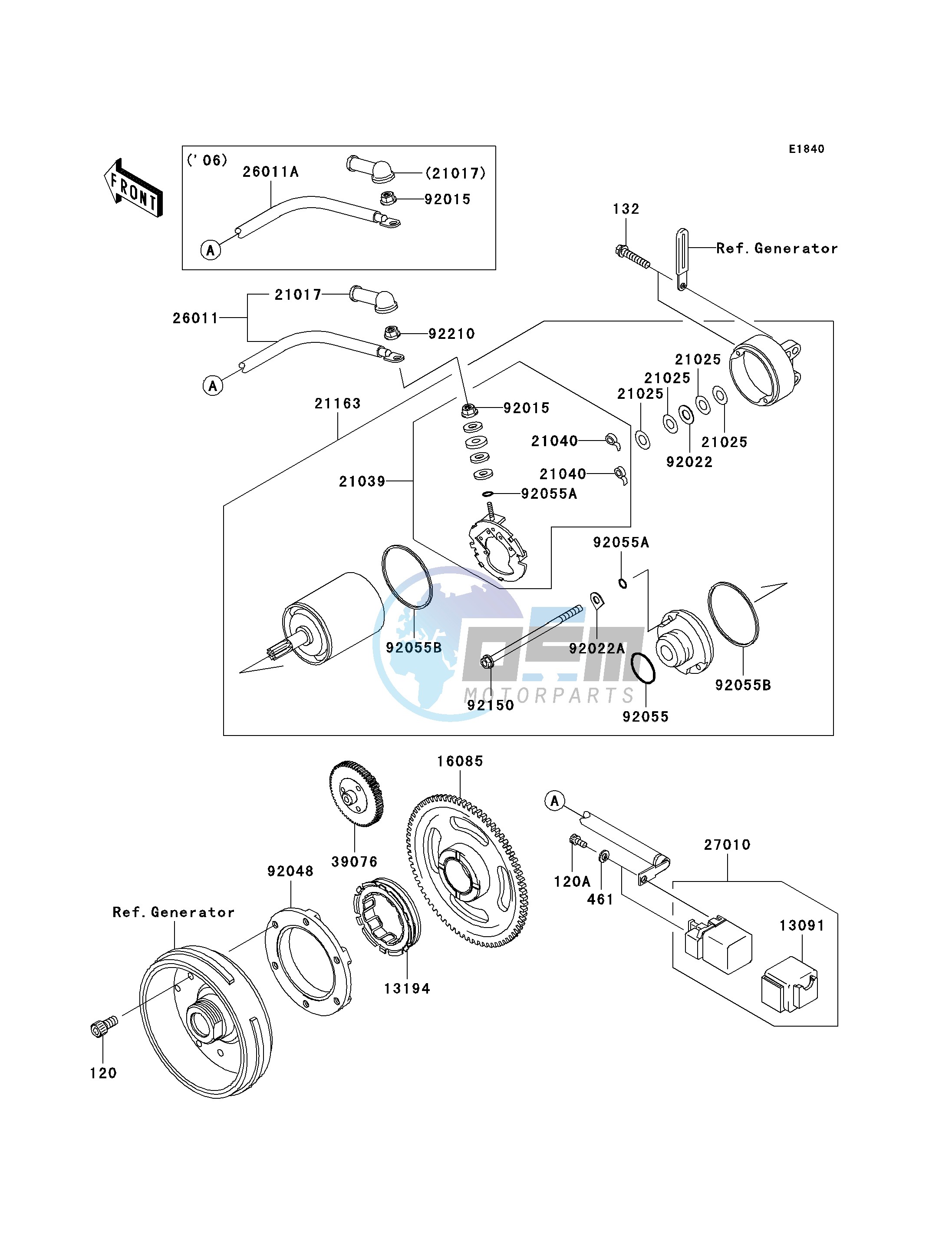 STARTER MOTOR-- D6F_D7F_D8F- -