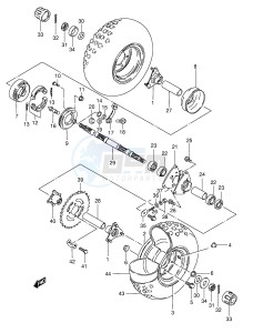 LT50 (P1) drawing REAR WHEEL