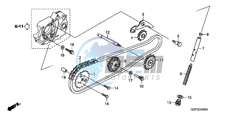 CAM CHAIN/ TENSIONER