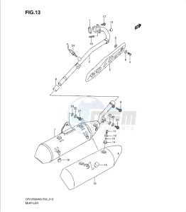 DR125SML 0 drawing MUFFLER