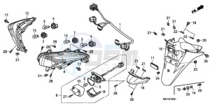 FJS400D9 Europe Direct - (ED) drawing TAILLIGHT/REAR FENDER (FJ S400D9/FJS400A)