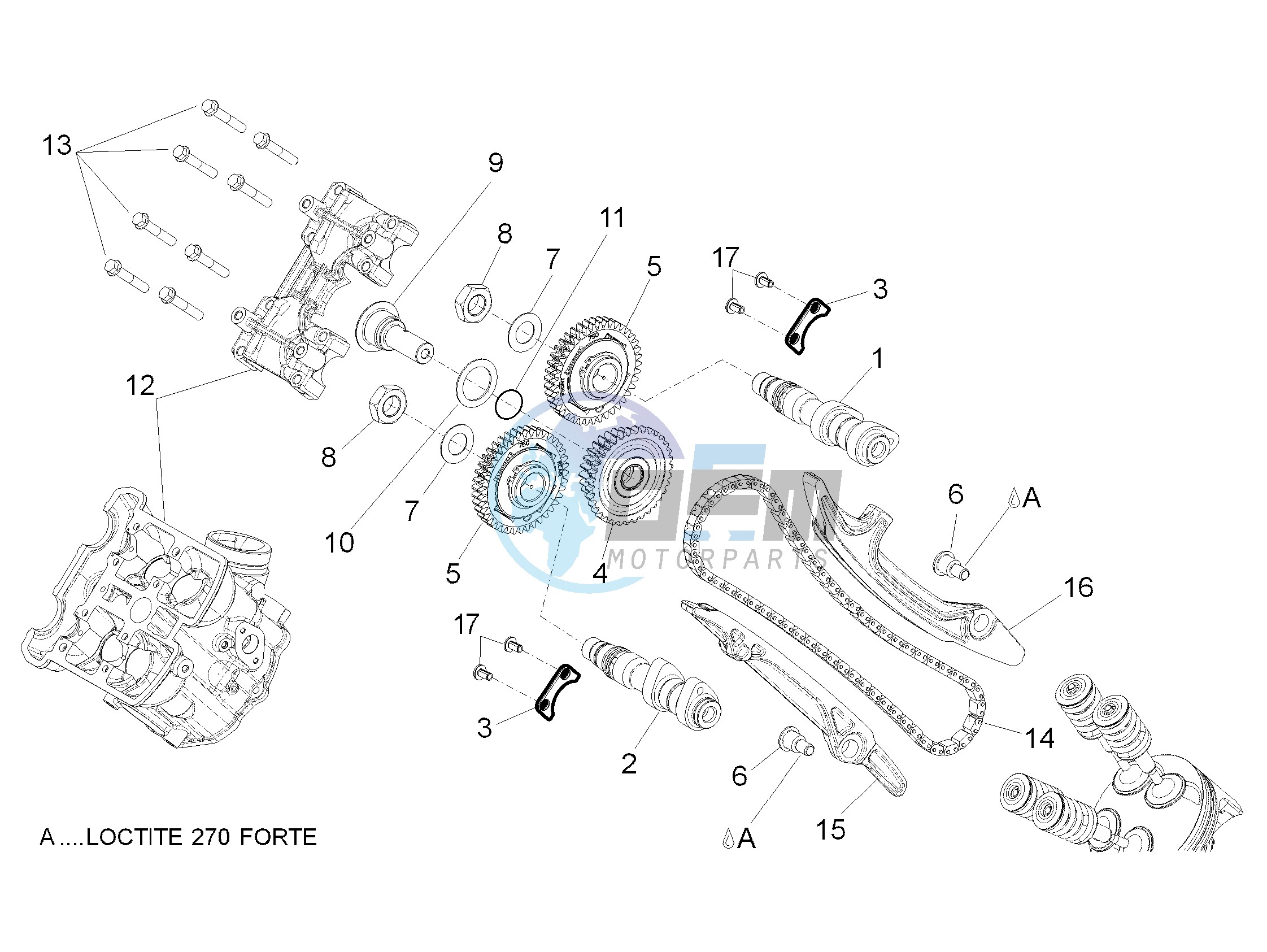 Front cylinder timing system