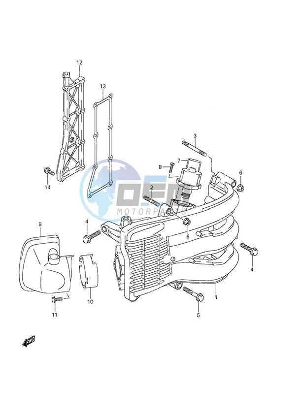 Intake Manifold/Silencer/Exhaust Cover