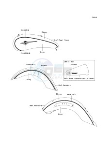 VN 2000 A [VULCAN 2000] (A6F-A7F) A7F drawing DECALS-- A7F- --- EBONY_GRAY- -