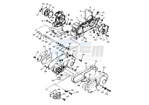 XC K CYGNUS R 125 drawing CRANKCASE