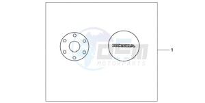 CB600F39 UK - (E / MKH ST) drawing CRANKCASE*NHA84P*