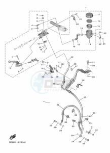 YZF690 YZF-R7 (BEB4) drawing FRONT MASTER CYLINDER