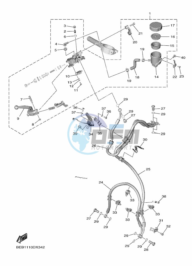 FRONT MASTER CYLINDER