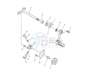 YZ F 450 drawing SHIFT SHAFT