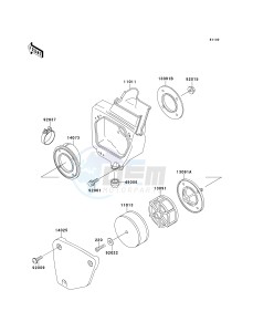 KX 60 B [X60] (B6-B9) drawing AIR FILTER