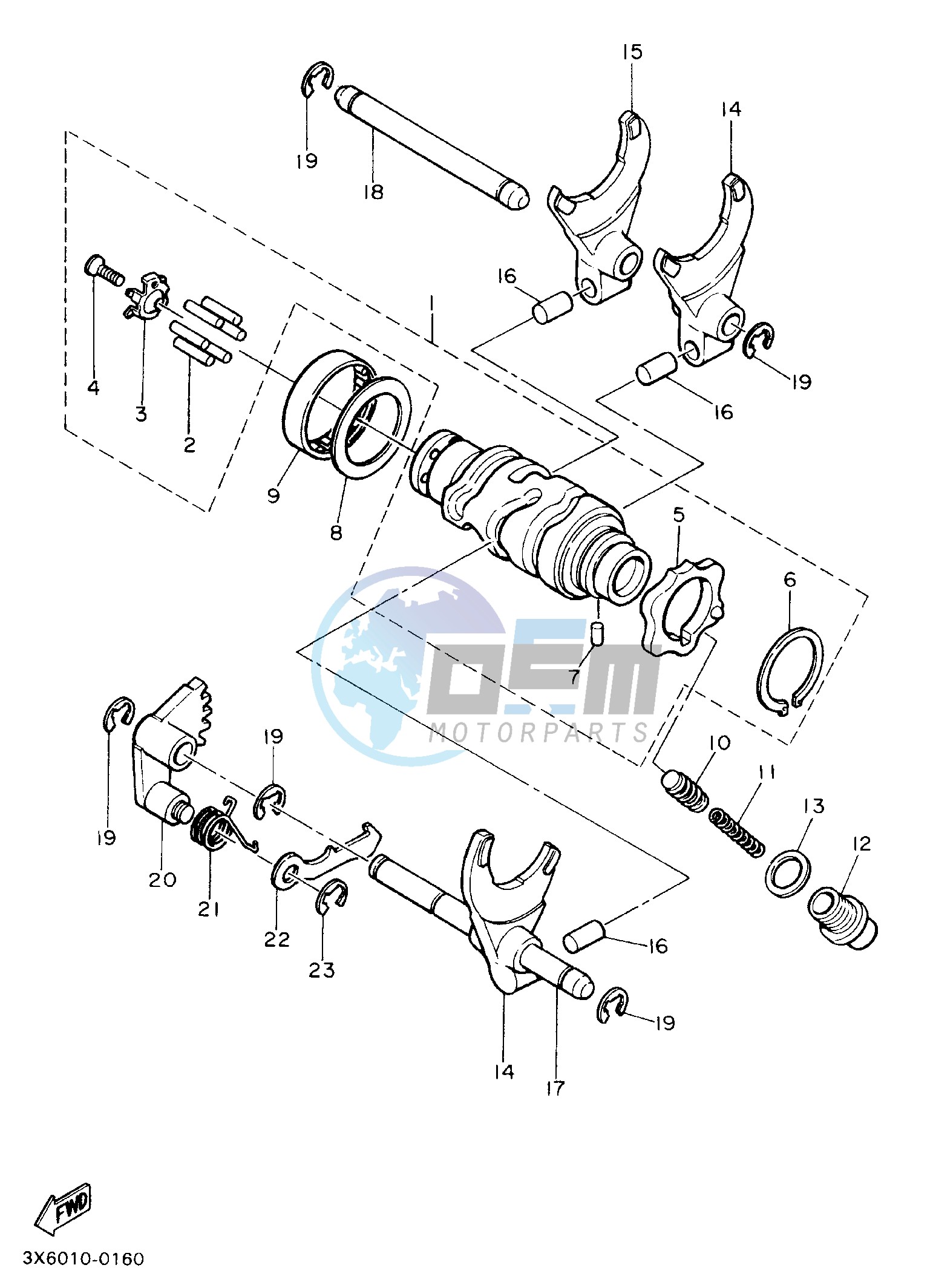 SHIFT CAM & FORK