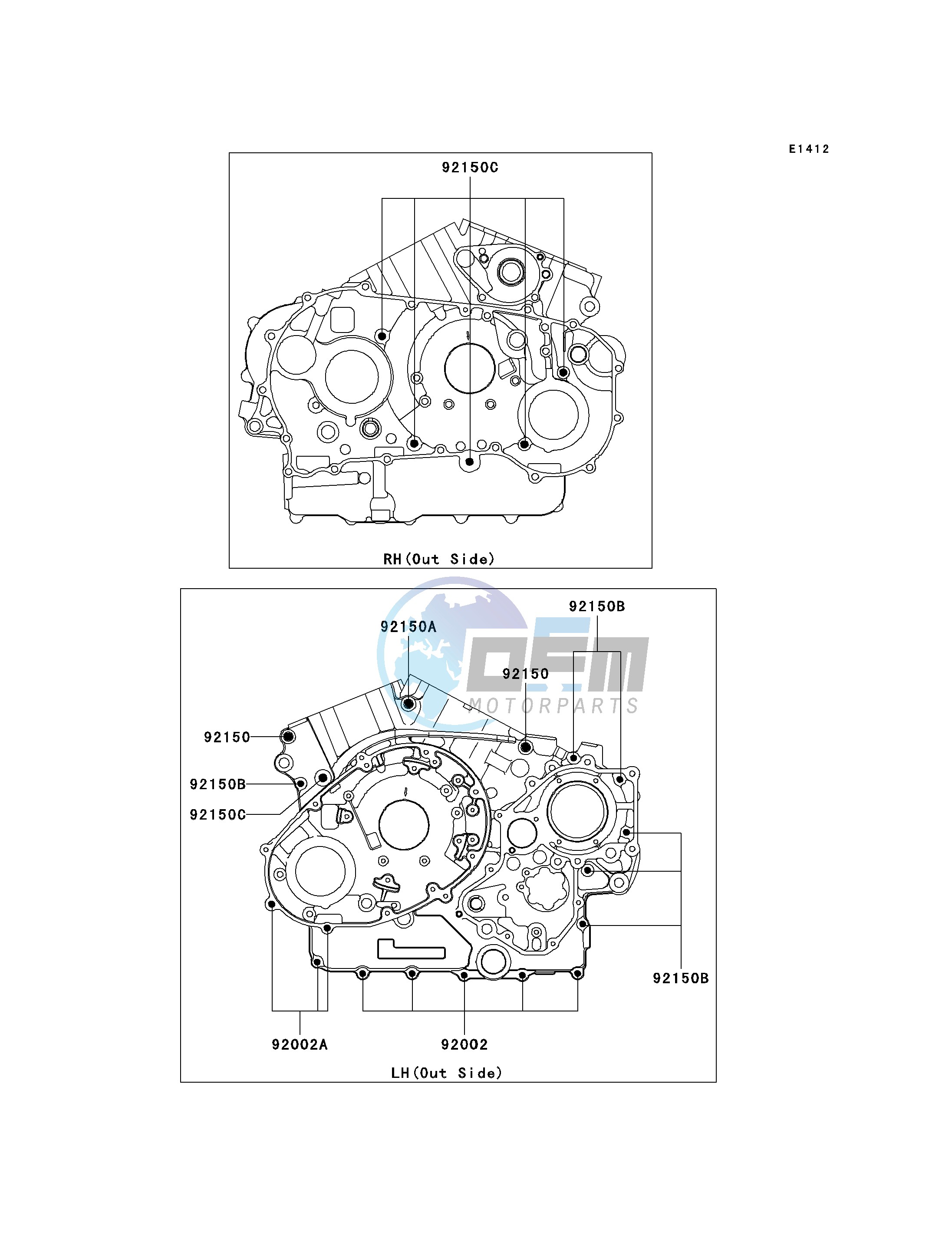 CRANKCASE BOLT PATTERN