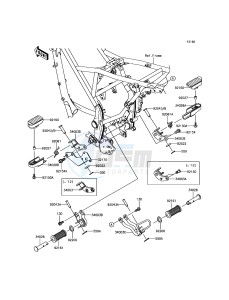 D-TRACKER_125 KLX125DDF XX (EU ME A(FRICA) drawing Footrests