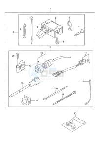 DF 9.9A drawing Electrical w/Manual Starter