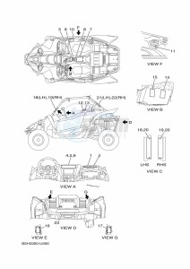 YXZ1000ETS YXZ10YESKS (B5H3) drawing EMBLEM & LABEL 1