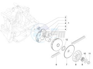 Sprint 50 4T 2V 25 kmh (EMEA) drawing Driving pulley