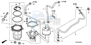 TRX420FEA Europe Direct - (ED / 4WD) drawing FUEL PUMP