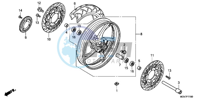 FRONT WHEEL