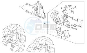 Norge 1200 IE 8V Polizia Stradale drawing Front brake caliper