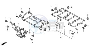 TRX250 RECON drawing CARRIER