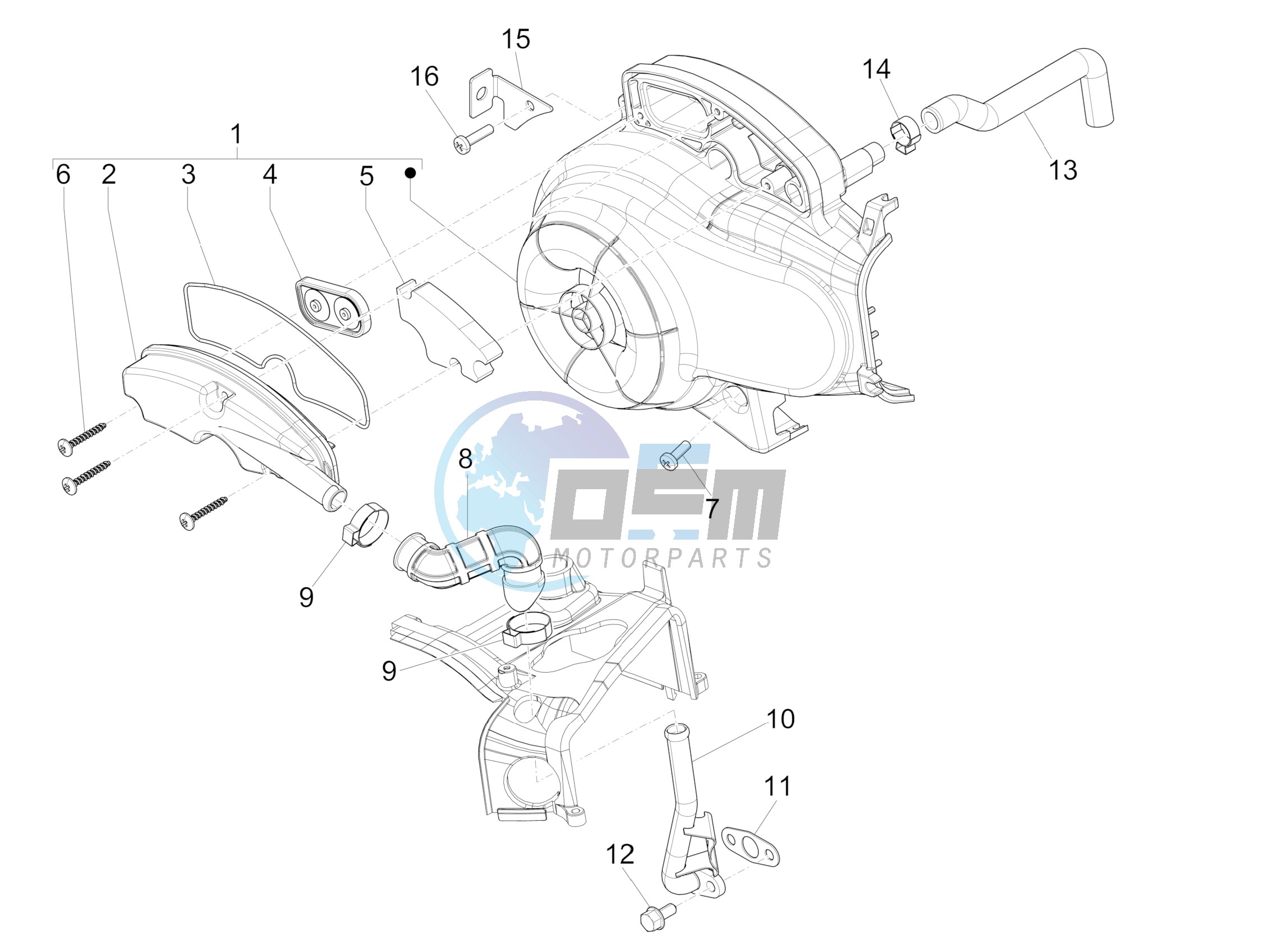 Secondary air box