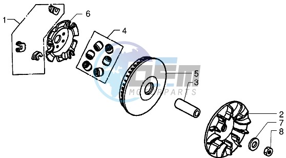 Driving pulley