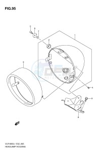 VLR1800 (E2) drawing HEADLAMP HOUSING