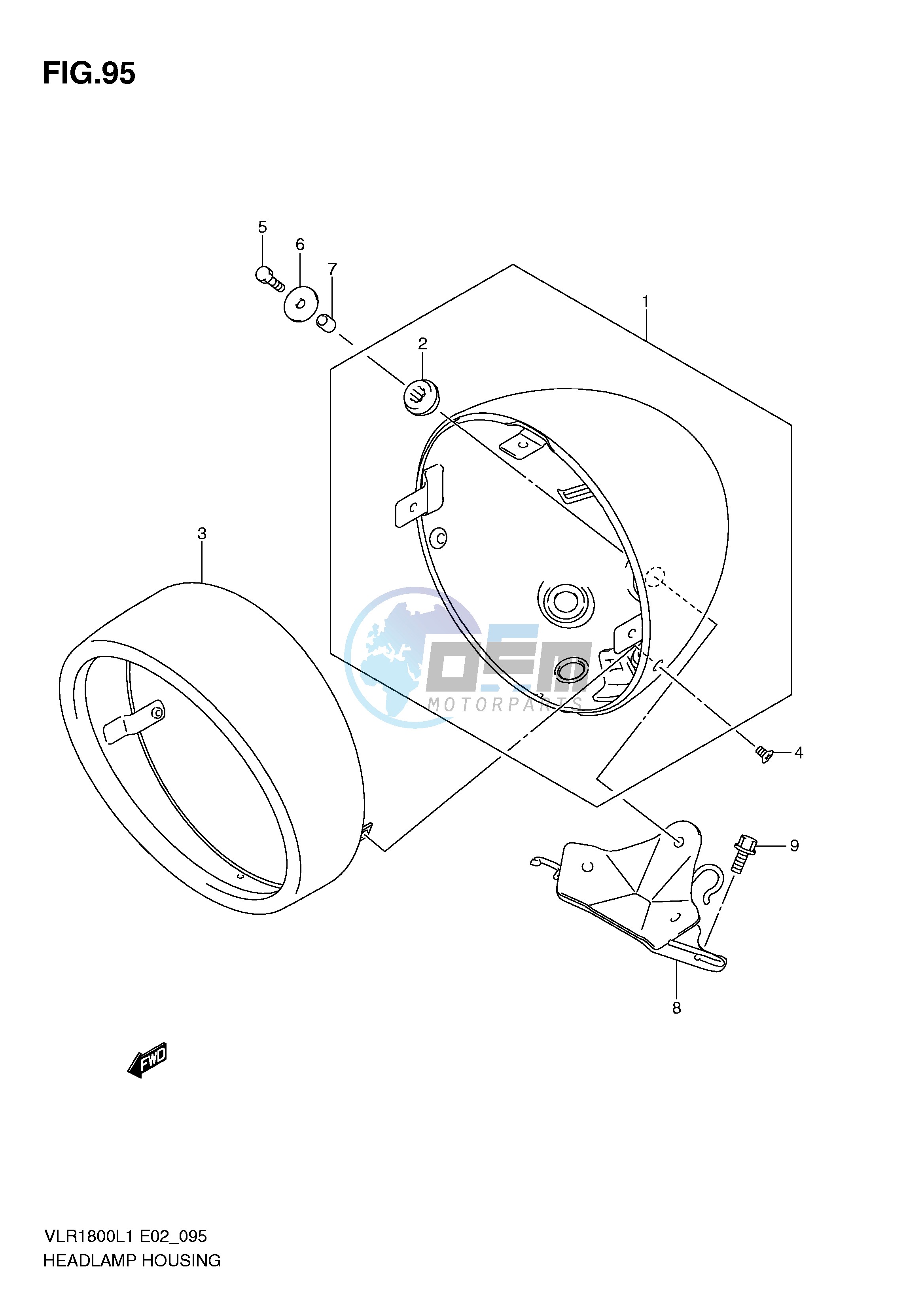 HEADLAMP HOUSING