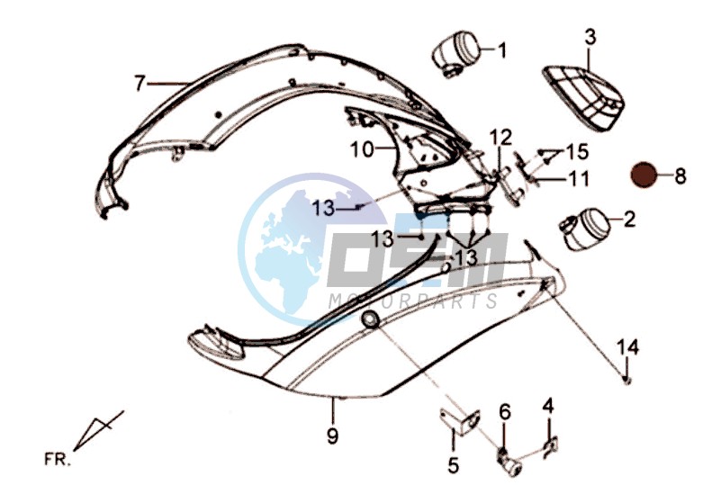 COWLING / TAIL LIGHT / INDICATORS