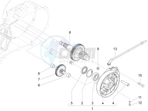 Primavera 50 4T-2V 25 kmh (EMEA) drawing Reduction unit