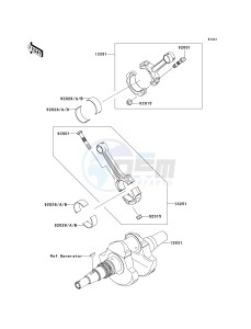 KVF 750 E [BRUTE FORCE 750 4X4I NRA OUTDOORS] (E8F-E9FA) E8F drawing CRANKSHAFT