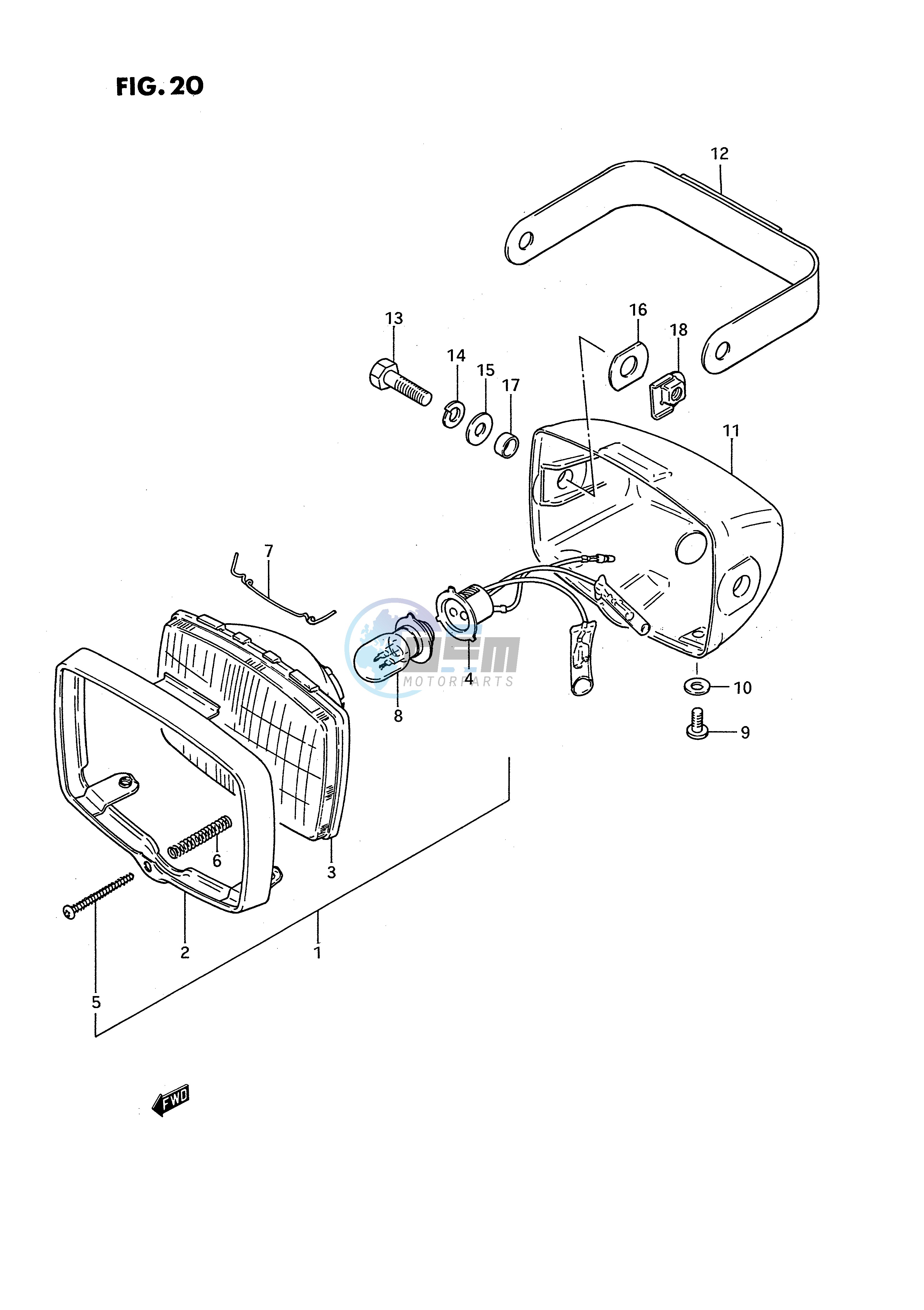 HEADLAMP (E43)