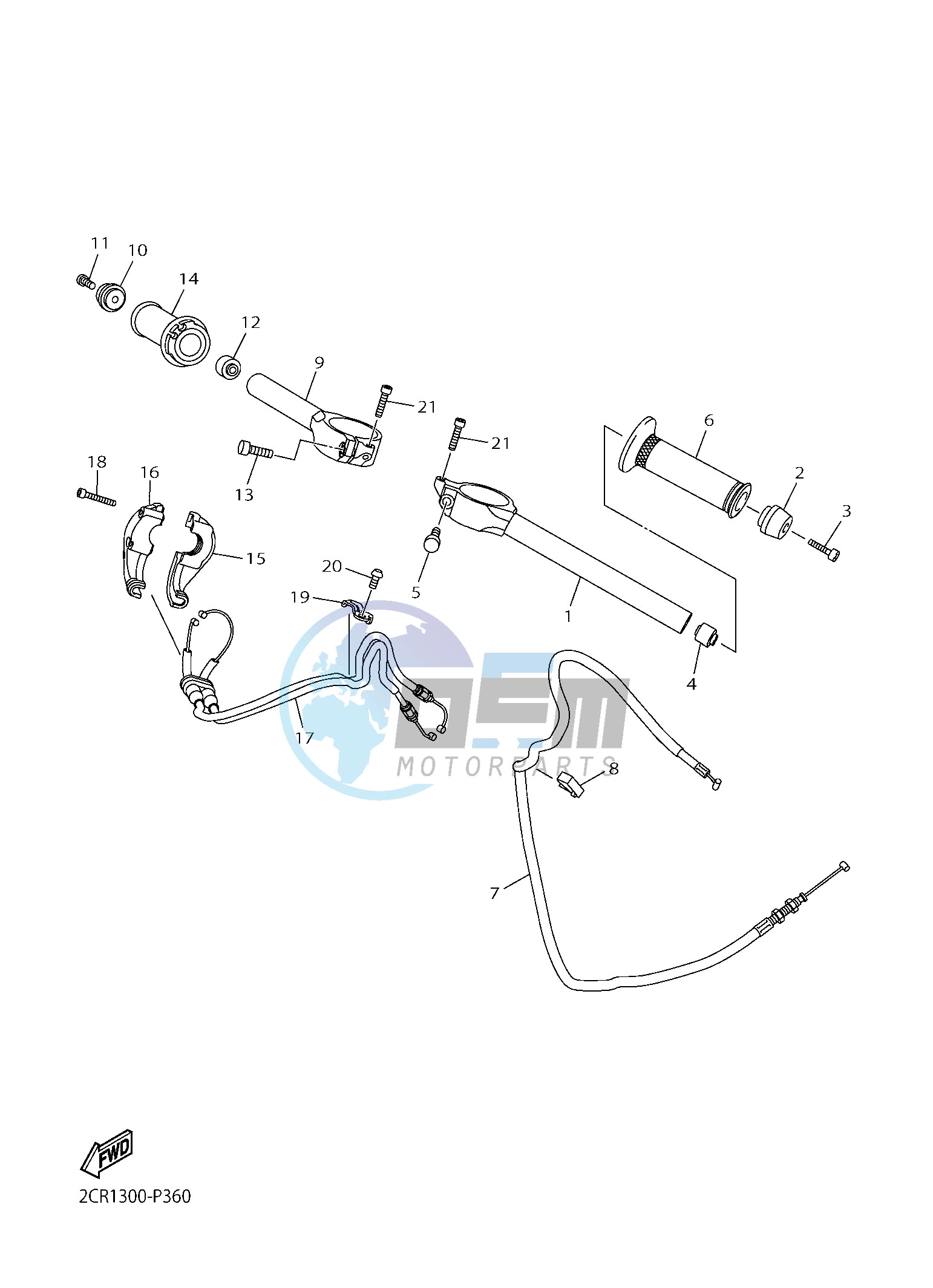 STEERING HANDLE & CABLE