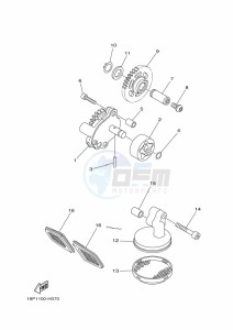 YFZ450R (BKDL) drawing OIL PUMP