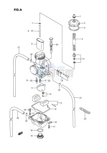 RM250 (E3) drawing CARBURETOR