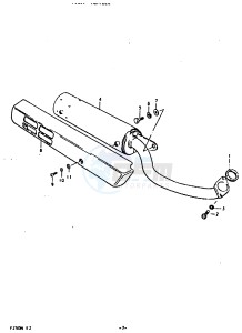 FZ50 (E1) drawing MUFFLER