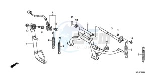 NSC110E Vision 110 - NSC110E UK - (E) drawing STAND