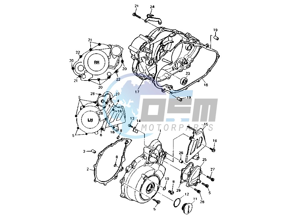 CRANKCASE COVER MY96-02