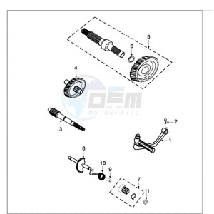 TWEET 50 N drawing DRIVE SHAFTS / KICKSTARTER