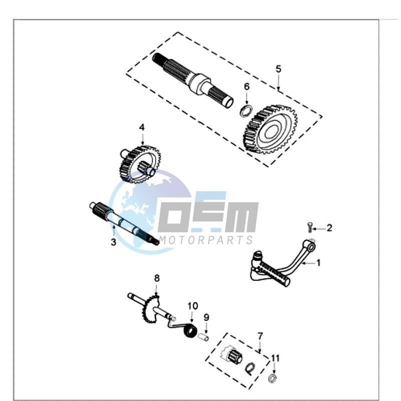 DRIVE SHAFTS / KICKSTARTER