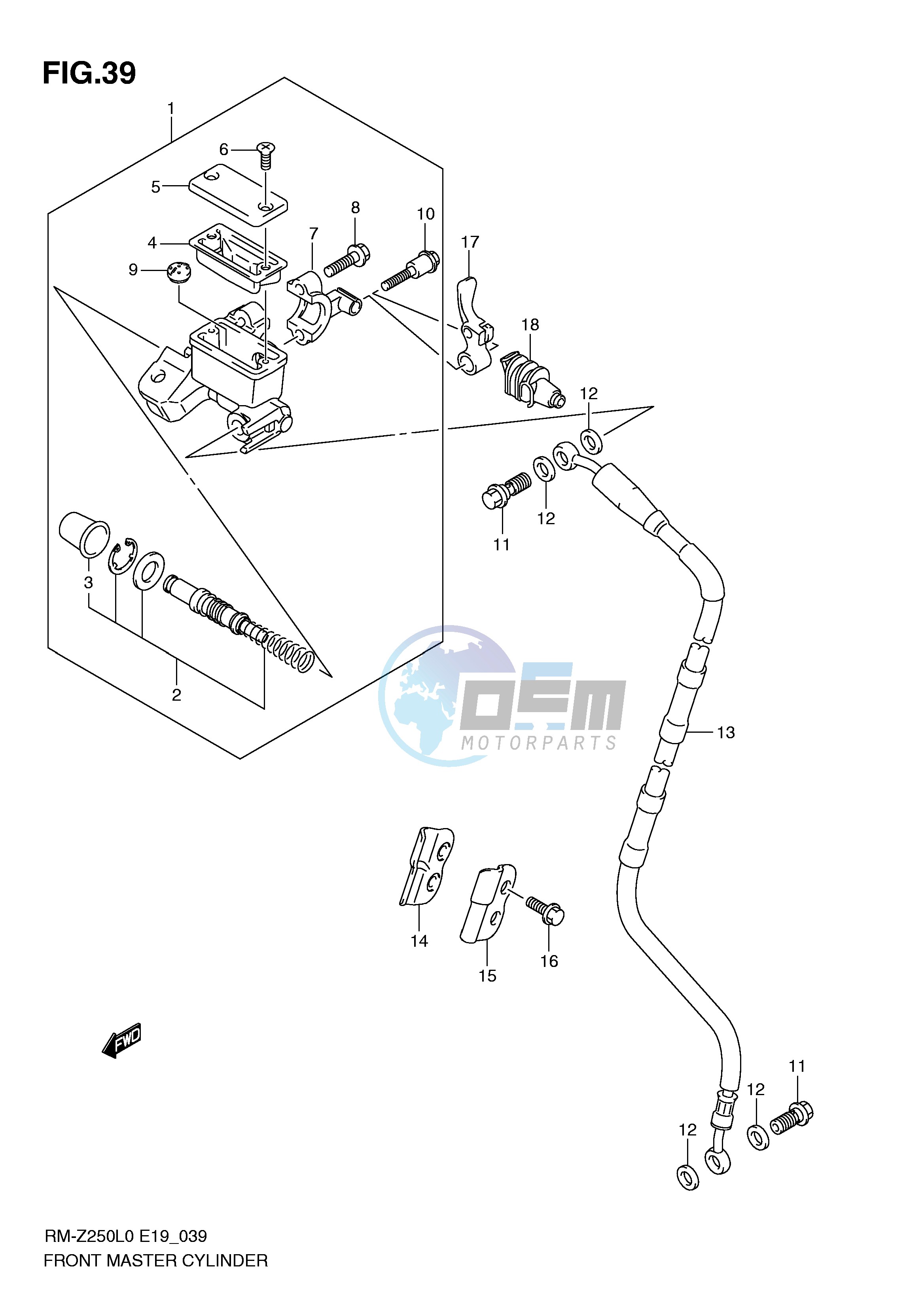 FRONT MASTER CYLINDER