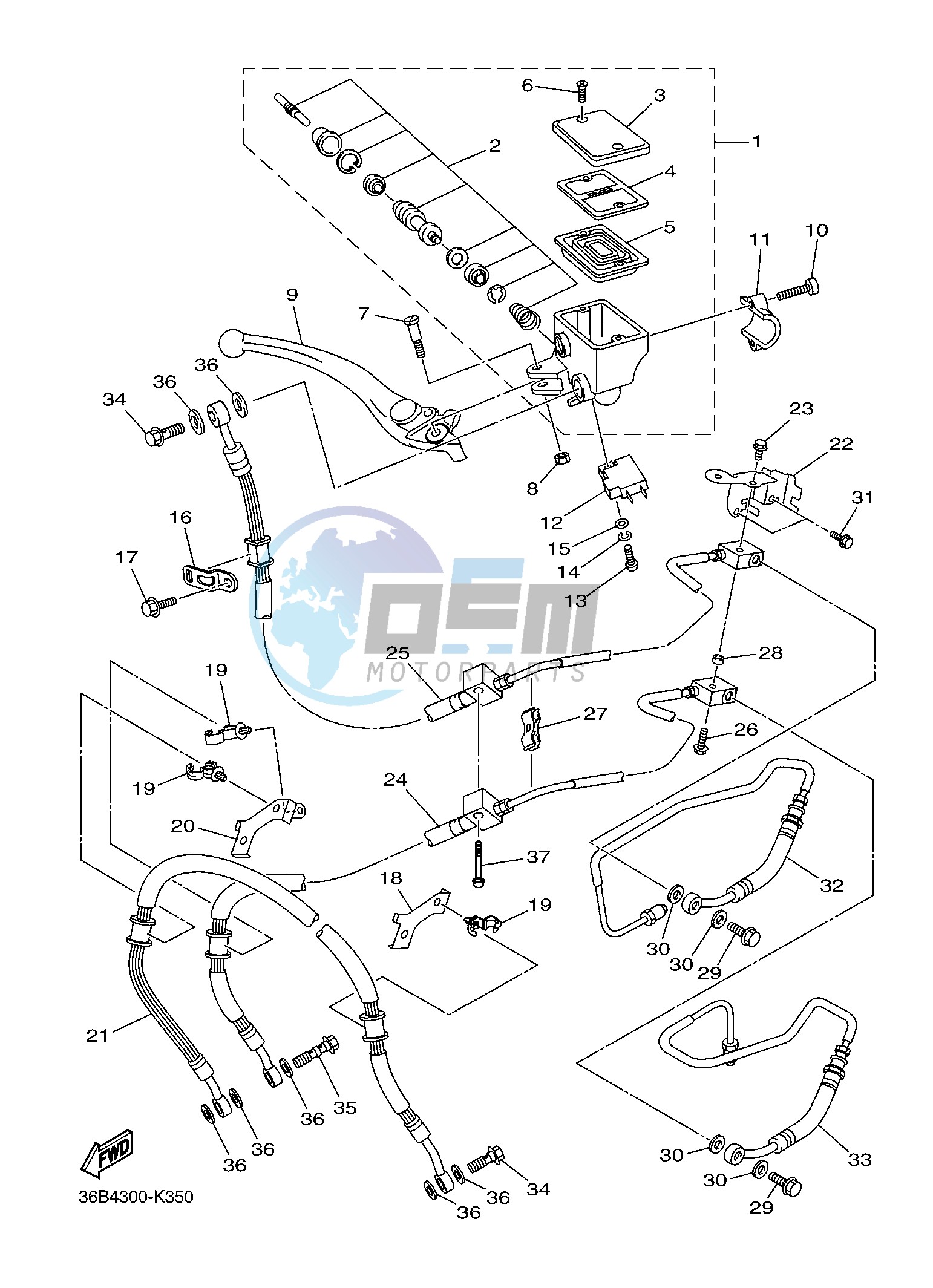 FRONT MASTER CYLINDER