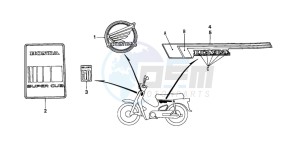 C50SW drawing STRIPE/EMBLEM