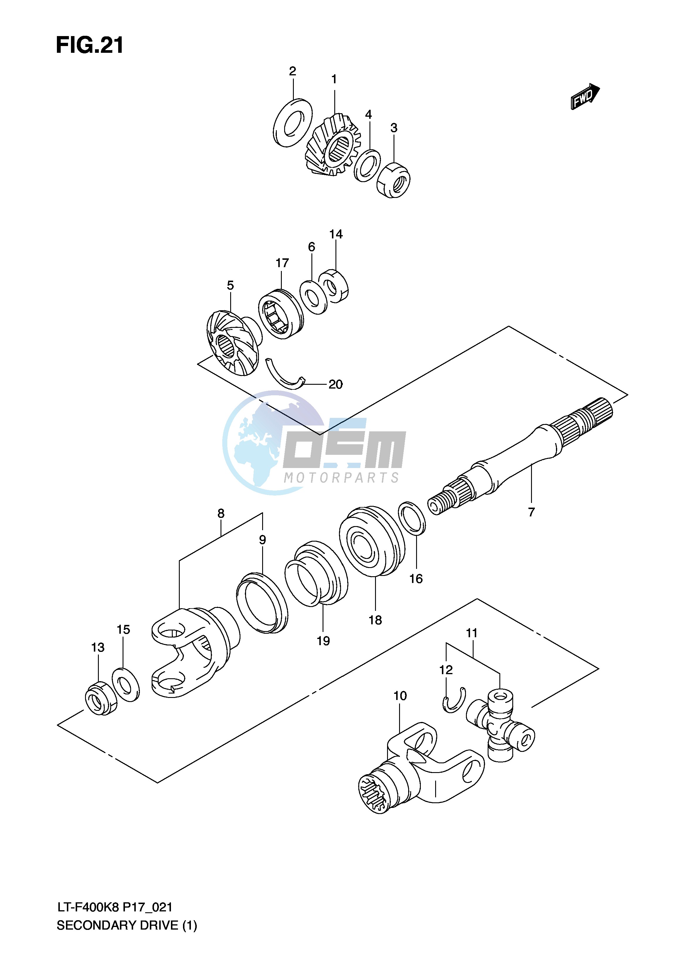 SECONDARY DRIVE (P17)