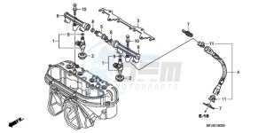 CBR600RRA Australia - (U / 2U) drawing FUEL INJECTOR